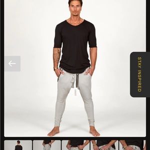 One golden thread tree pants. One size. Color silver lining.